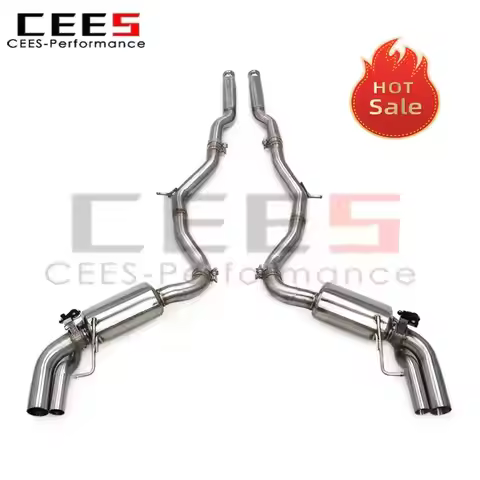 CEES Stainless Steel Catback Exhaust for Mercedes-Benz S63 AMG Coupe C217 5.5T 2012-2019 - Valvetron