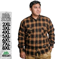 KEMEJA JUMBO FLANEL SHIRT 7XL 6XL 5XL 4XL xxxxxl xxxxxxl BIG size flannel shirt man