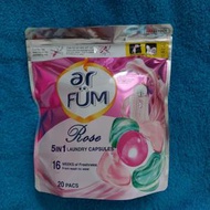 紡優美 - Ar Fum 5合1 玫瑰香洗衣心心珠 20粒裝 (4260608936569) 密實袋裝