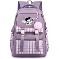 Tas Sekolah Anak Permpuan Terbaru 2024 SD SMP SMA Kuromi Ransel Trendi Fashion Korea Style Murah