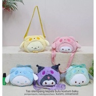 Kuromi Melody Sling Bag/ Cinnamonroll Costume Sling Bag