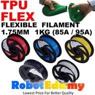 1KG 85A 95A TPU Filament 1.75mm Soft Flexible FLEX Elastic Rubber Plastic 3D Printer Printing Rubber