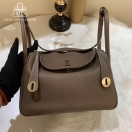 🌈Hermes🧡Lindy 26🧡大象灰銀扣🌟98.5新🌈TC皮🌟Stamp C🌟