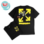 Kaos Anak Laki Laki OFF WHITE Tom & Jerry COTTON COMBED 24S USIA 1-12 TAHUN