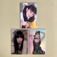 YG Blackpink JISOO & LISA PHOTOCARD — seoul born pink concert tour album lucky draw ld booth bangs h