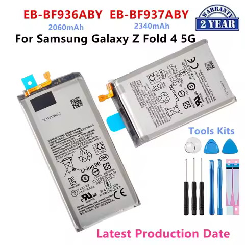 Brand New EB-BF936ABY EB-BF937ABY Battery For Samsung Galaxy Z Fold 4 5G F936 F937 + Replacement Bat