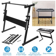 Electronic Piano Keyboard Stand Z-Style Adjustable Height Music Keyboard Stand Rack