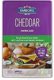 Emborg Cheddar Natural Sliced Cheese