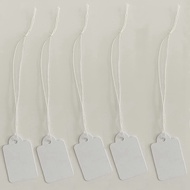 1000Pc Price Tags with String Attached White Marking Tag Small Paper Price Labels Clothing for Prici