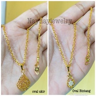Medan 24k Coin Necklace 24k Gold Plated Anti-Rust/