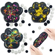 1PC Quà tặng Squishy Paw màu'sắc ngẫu nhiên, Đồ chơi bóp chân mèo, Squishies Kawaii FuFu dễ thương, 