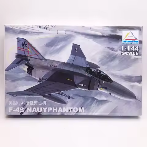 1/144 USA F-4S NAUYPHANTOM Fighter Air Force Military Assembled Aircraft Model