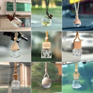 【20 Styles】Car Hanging Perfume Bottle Car Air Freshener Diffuser Bottle Aromatherapy Essential Oil Fragrance Diffuser Bottle Auto Ornaments Decor
