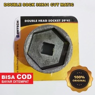 Amtech Socket Wrench 39x41 CVT Trekker Clutch Nut 39x41 Double Sock CVT Matic All Motorcycles