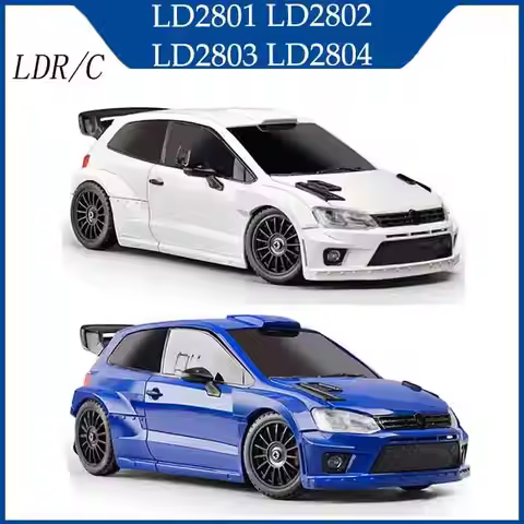LDRC LD2801 LD2802 LD2803 LD2804 1/28 4WD RC Drift Car Proportional Steering LED Headlights 2.4G Toy