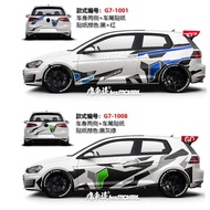 New customized car sticker FOR Volkswagen VW Golf 7 8 GOLF8 GTI GOLF6 body and rear decoration sport