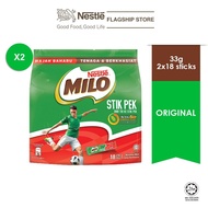 NESTLÉ MILO® ORIGINAL STIK PEK 18 Sticks (30g) Bundle of 2