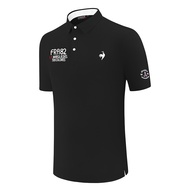 Lcs Golf Short-Sleeved T-shirt Men's Summer Comfortable Sports Polo Shirt Golf Clothing Men's Quick-