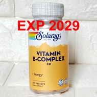 Solaray B Complex 50 100 Veg Caps Solaray Vitamin B Complex