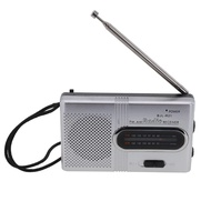 NEW- <br>Mini Radio AM FM Battery Operated Portable Pocket Radio AM FM Radio Elderly Frequency Range