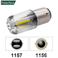 POKERFACE 1Pc COB 1156 1157 Car Led Signal Turn Lights Bulb BA15S P21W P21/5W LED Reverse Lamp 12V A