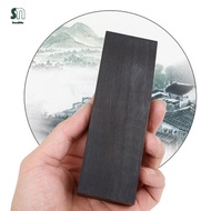 Sunnimix Black Ebony Wood Lumber Blank DIY Material,12.2x4x1.6cm Wood , Black Ebony Lumber for Music
