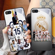 NC-74 Real Madrid Soccer Glass Case For Realme C1 C2 C2s OPPO A3S A5 A12E
