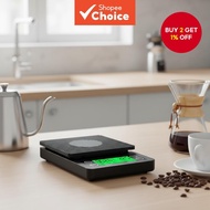 Pour Over Drip Espresso Coffee Scale with Timer 5kg/0.1g Digital Kitchen Food Scale Backlight LCD Di
