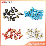 HIMISS 10Pack Metal M2 Ball Head Holder Tie Rod End Ball Joint Linkage Ball Head For Remote Control Car Boat Model Spare Parts