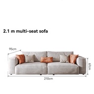 โซฟาเข้ามุมตัวl โซฟาเกาหล frosted cloth sofa l shape living room Modern style