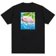 John Fih calls for Brainrot Meme men's fashionable street style pure cotton printed design T-shirt