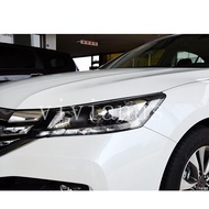 HYS ฝาครอบ Lampu Depan Mobil กันชนหน้าซ้ายขวา,ฝาครอบเลนส์ใสไฟหน้าสำหรับ Honda Accord 9 Series 2014 2015