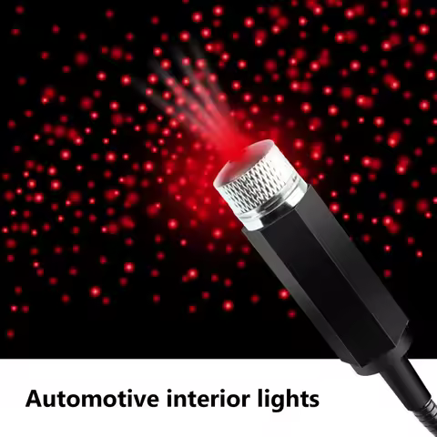 Romantic LED Starry Sky Light 12V 0.3A Atmosphere Star Sky Lamp Galaxy Star Night Light for Car Roof