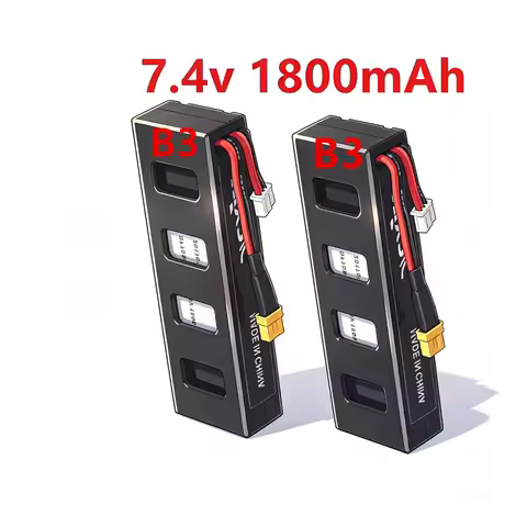 7.4V 1800mAH 25C LiPo Battery For MJX R/C Bugs 3 RC Quadcopter Spare Parts Accessories 7.4V Drone Ba