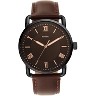 FS5666 Copeland Three-Hand Brown Leather 42mm Men's Watch