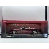 1/18 Otto Corvette Corvette Corvette Corvette C5 50th Anniversary Aunt Red/Maroon Color Matching, Go