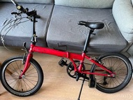 Dahon Speed  P8 紅色摺疊單車