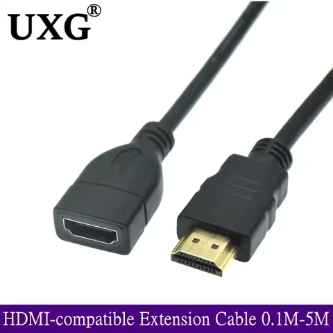 HDMI-compatible Extension Cable Hdtv Male To Female 30cm 1m 2m 3m HDTV 4K 3D 2.0v HD TV LCD Laptop P