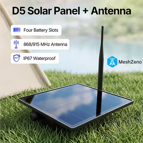 D5L Solar Node Kit Waterproof Enclosure Outdoor Meshtastic/MeshCore Compatible With Heltec V4/V3/T11