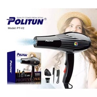 100% Original Politun Salon PT-V2 4-in-1 Professional Hair Dryer, which Features a Powerful 5000W Mo