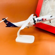 ATR 72-600F Airplane Model FedEx Feeder Airlines High-end 1:130 Scale (Fullbox)