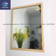 Colorful Wooden Frame Mirror 40x50cm