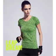 Vena Wear เสื้อยืดออกกำลังกาย เสื้อกีฬาผู้หญิง เสื้อฟิตเนส โยคะ (สีเขียว)