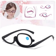 MATA Rotating Makeup Reading Glasses Anti-Radiation Makeup Glasses +1.0 to +4.0 Anti-blue light Read