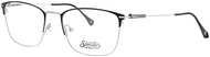 Smoke Eyewear - Legendary Eyewear | Frames only, RX Ready, Fizzle Matte Silver 128mm (5.28in)