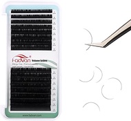 FADVAN Individual Eyelash Extensions 0.20 D Curl 7-15 mm Blending Tray 12 Row Classic Eyelashes for 