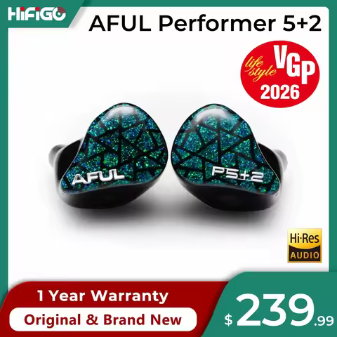 AFUL Performer 5+2 / Performer 7 2DD+4BA+1Micro Planar In Ear Monitor Earphones HiFi Wired Hybrid He
