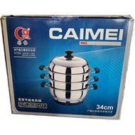 Electric steamer 3 level 34cm