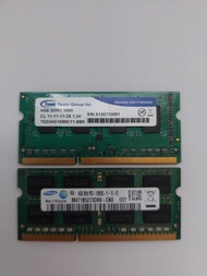 Ram laptop notebook 4g 加4g = 8g ddr3 ram 1600 12800S