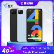 used phone Original Google Pixel 4a 4G Mobile Phone NFC 6GB+128GB 95%new used Fingerprint 5.81 12.2M